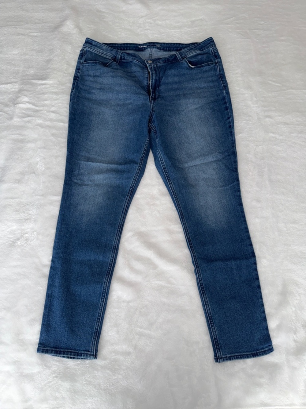 Old Navy WOW Super Skinny Jeans Size 18 High Rise Stretch Medium Wash